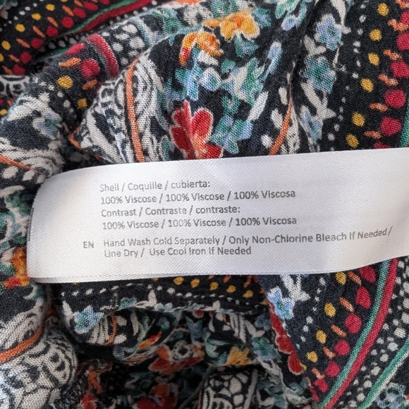 Band of Gypsies Colorful Patterned Maxi Dress - Picture 5 of 6